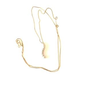 10k gold and diamond necklace